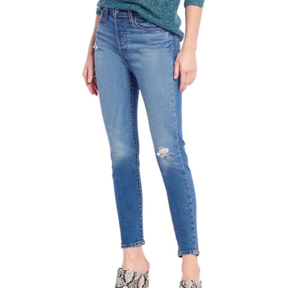 LEVI’S Blue Wedgie Skinny Jeans
